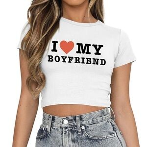 I love my boyfriend tee